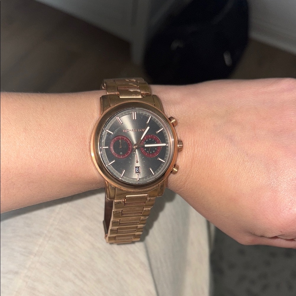 Michael Kors Rose Gold Chronograph Watch